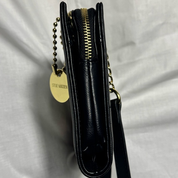 STEEVE MADDEN Black Crossbody Purse/ Shoulder Purse - Excellent Condition - Picture 11 of 14